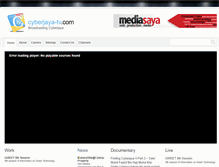 Tablet Screenshot of cyberjaya-tv.com